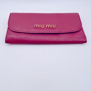Pink Miu Miu Keyholder
